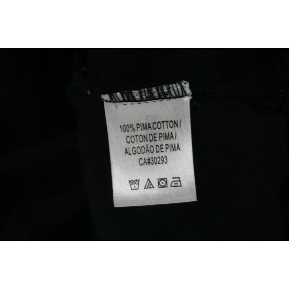 Fairway & Greene Vest Mens Medium Black Pima Cotton Quarter Zip‎ Golf